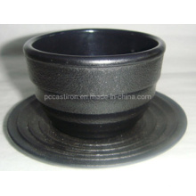 Hot Sale High Quality Printed High Quality Cast Iron Cup with Saucer